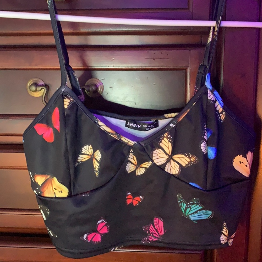 Two piece SHEIN butterfly set